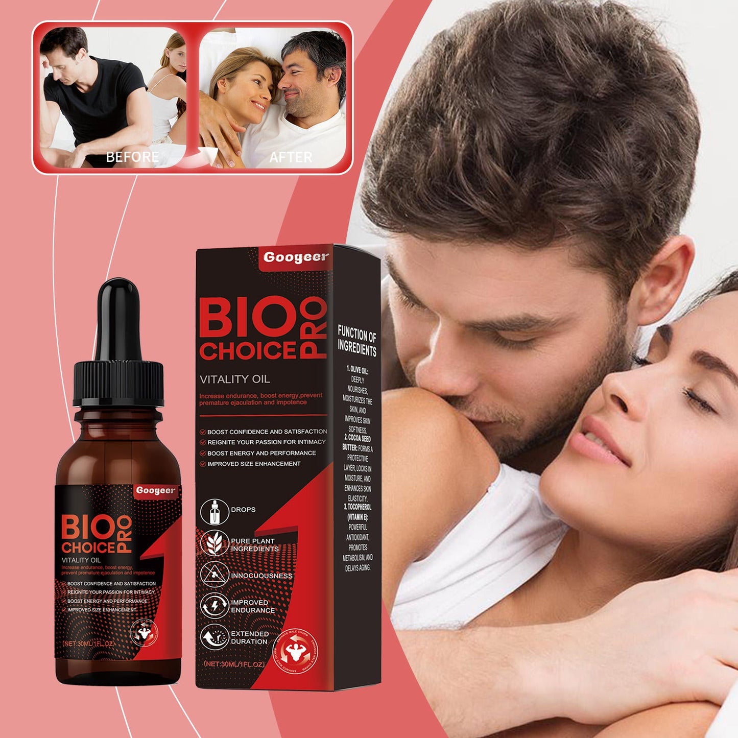 Bio Pro Choice Vitality Oil - Enhance Male Fitness & Energy CD02