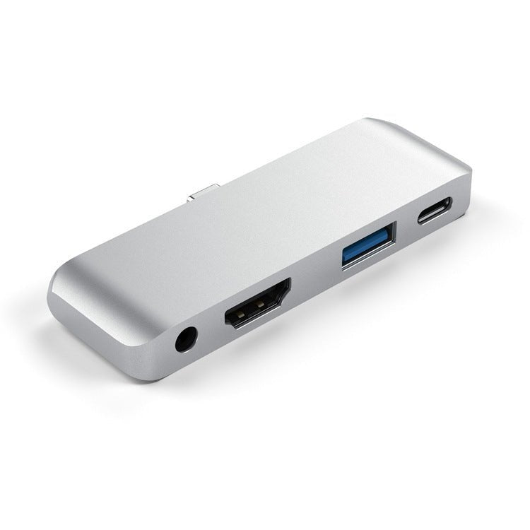 Compatible with Apple, Suitable For Ipad Pro Hub USBC To HDMI 3.5 Usb Pd Hub Typec Docking Station - Zambeel