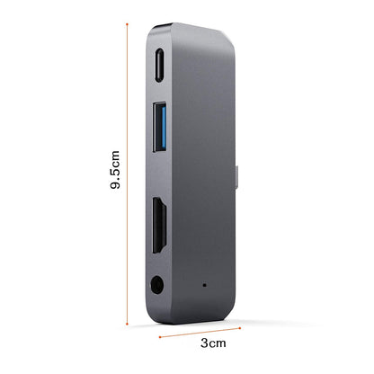 Compatible with Apple, Suitable For Ipad Pro Hub USBC To HDMI 3.5 Usb Pd Hub Typec Docking Station - Zambeel