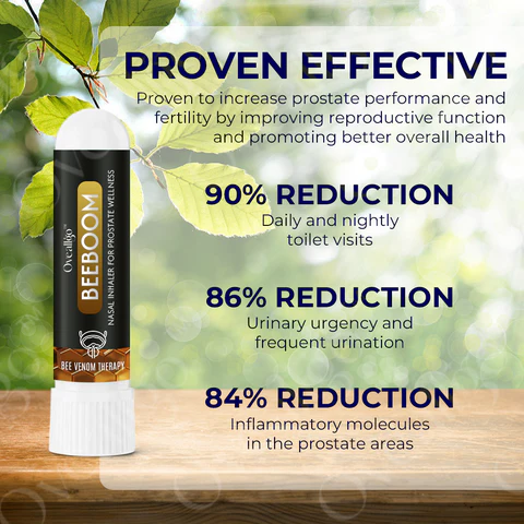 Last Day Of Discount 🔥 Oveallgo – BEEBOOM Nasal Inhaler for Prostate Wellness (Original) (CD 1 )