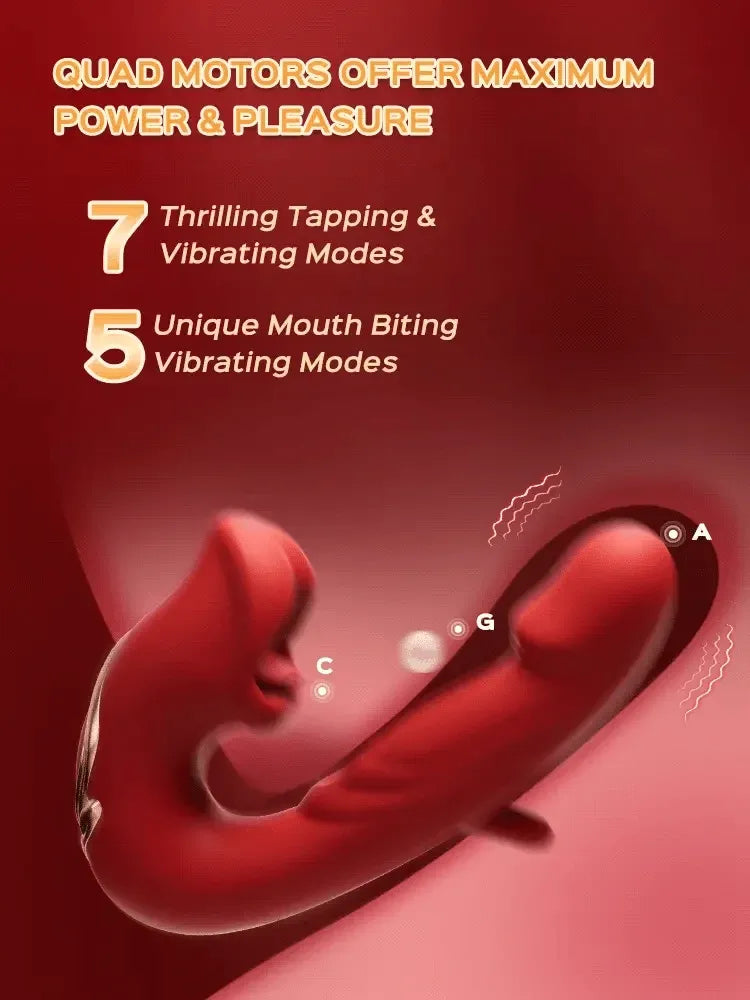 💋 Sale 70% OFF 💋 2026 Upgraded LUVORA™ 4-in-1 Flapping & Licking Vibrator