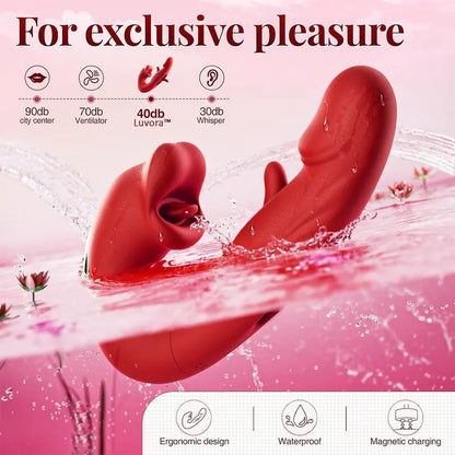 💋 Sale 70% OFF 💋 2026 Upgraded LUVORA™ 4-in-1 Flapping & Licking Vibrator
