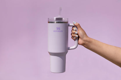 STENLEY Quencher H2.0 Water, Iced Tea or Coffee (Orchid, 40 oz)